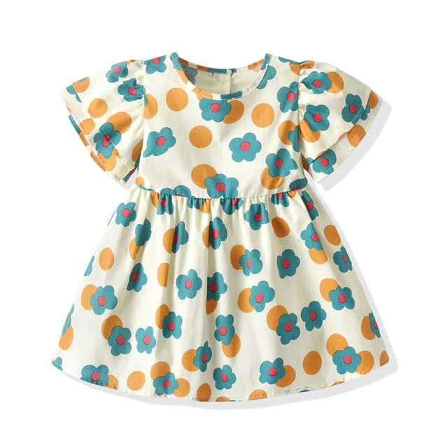 Floral Print Children Sibling Outfit - Image 4