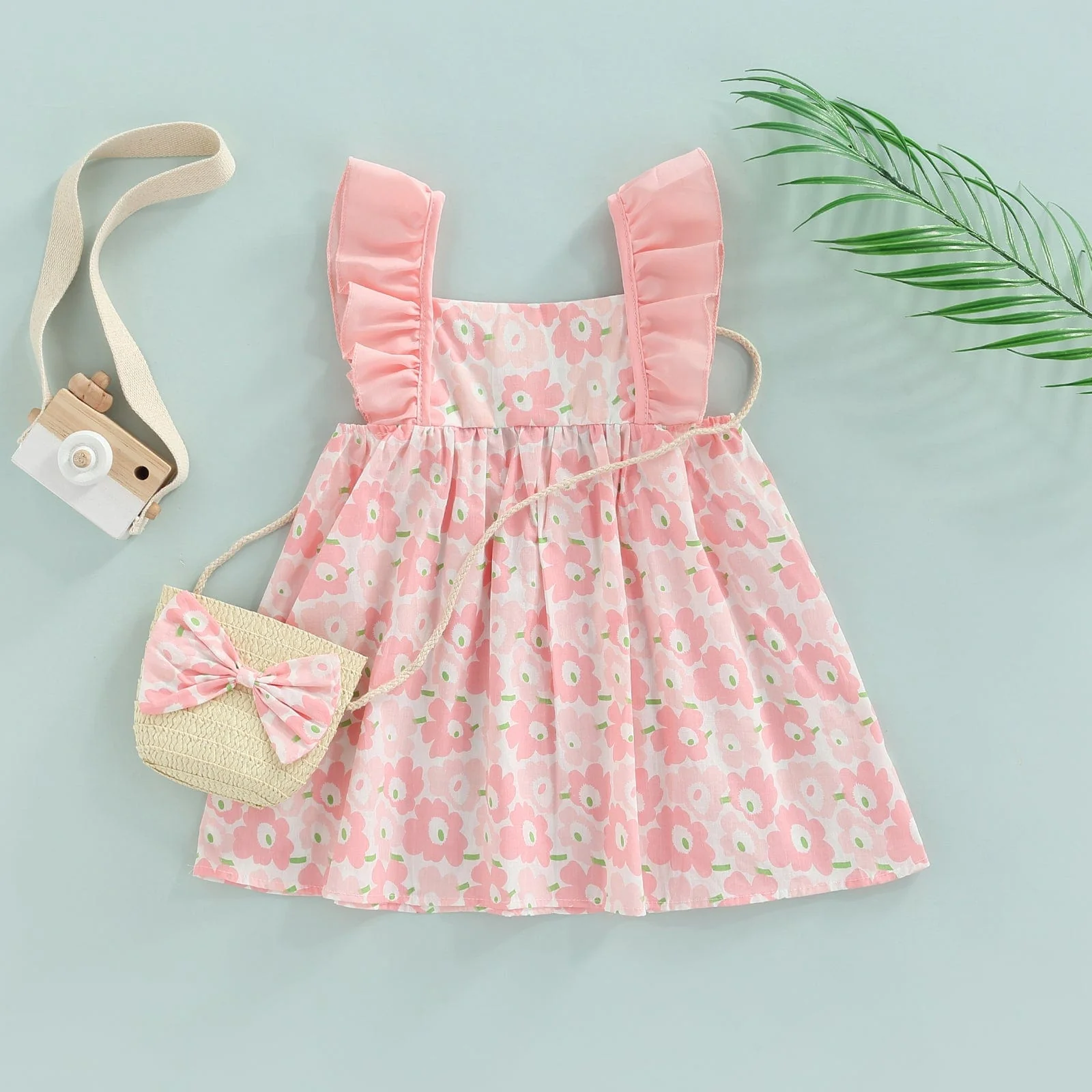 Floral Print Girl Dress - Image 2