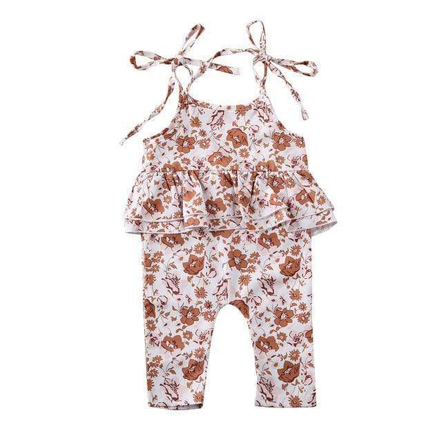 Floral Print Girl Jumpsuit - Image 2
