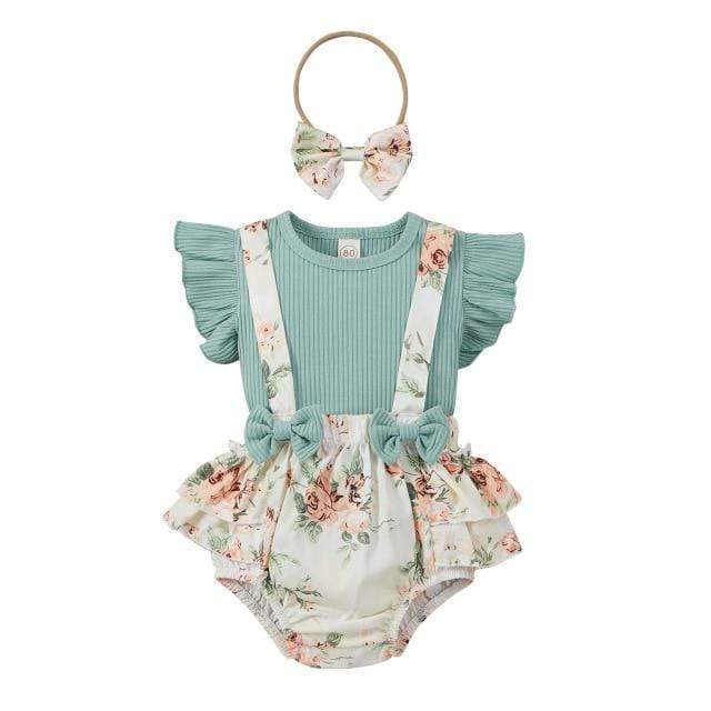 Floral Printed Rompers - Image 7