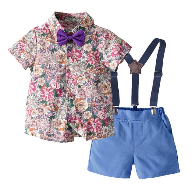 Floral Sibling Outfit For Boy and Girl - Image 12