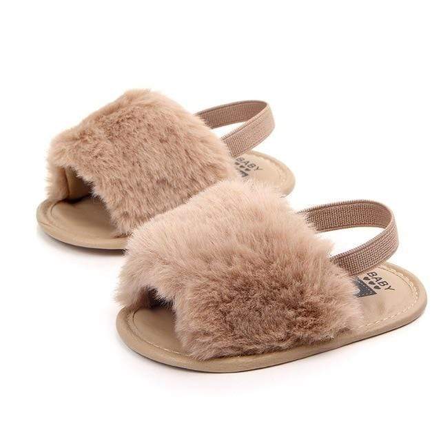 Fluffy Fur Sandals - Image 3