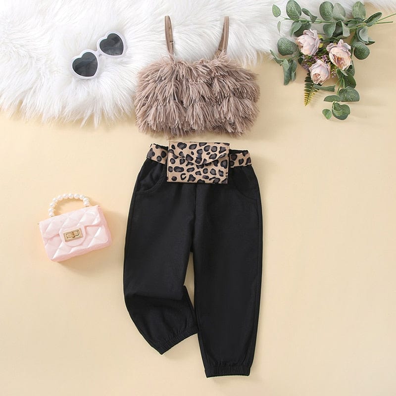 Fluffy Tank Top and Pants Set - Image 6