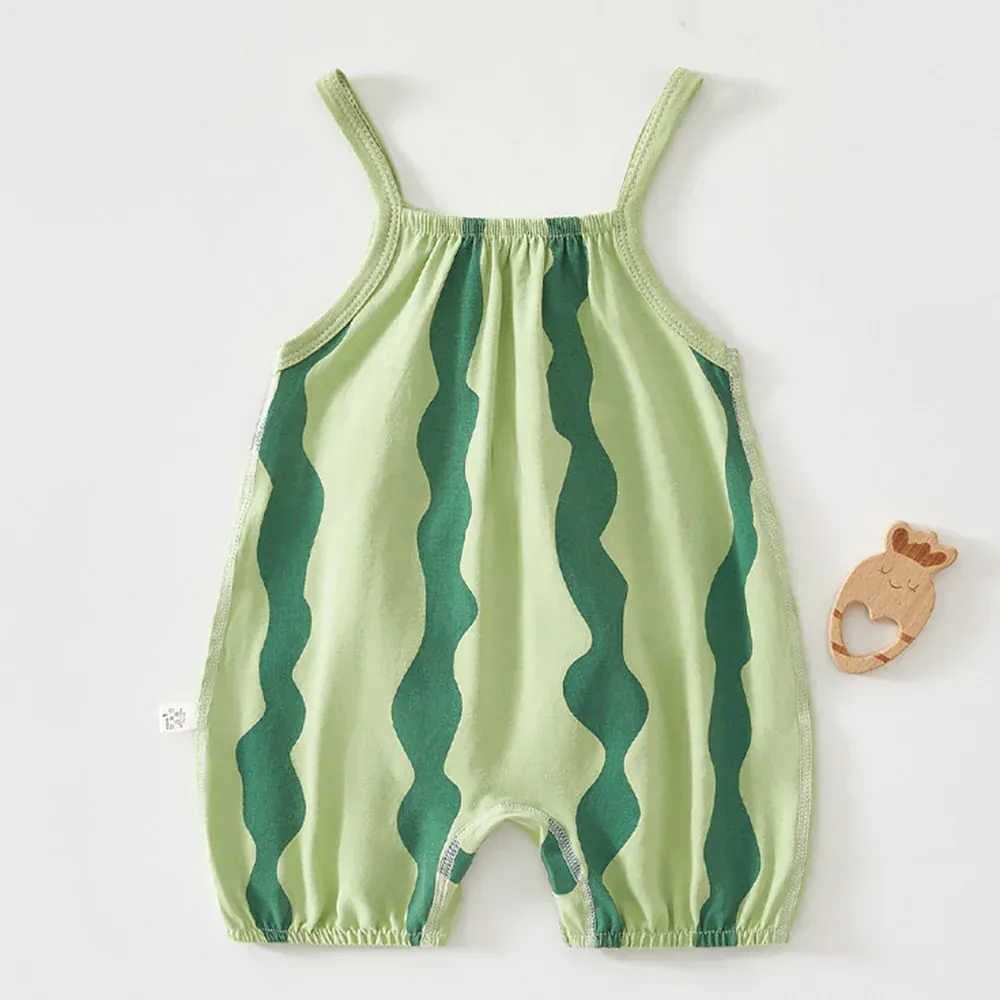 Fruit Print Baby Romper - Image 2