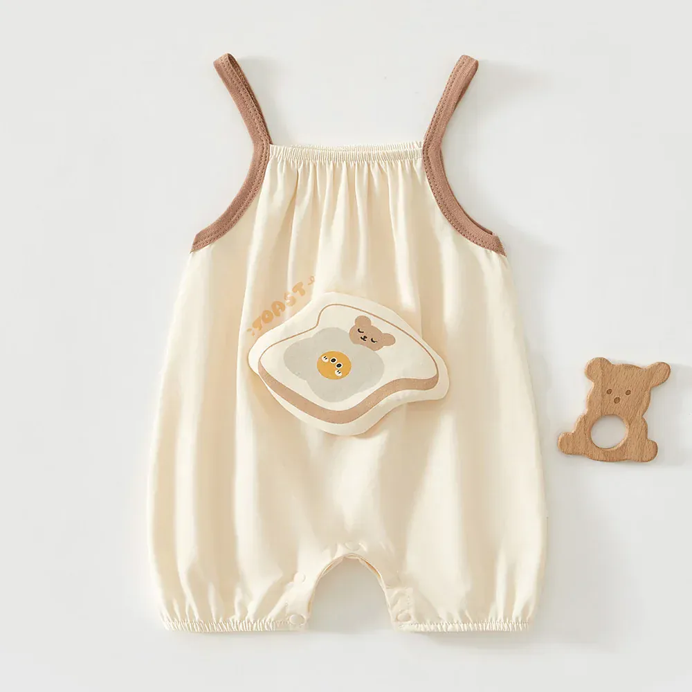Fruit Print Baby Romper - Image 4