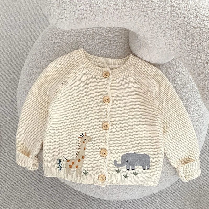 Knit Sweater with Animal Design - Image 2