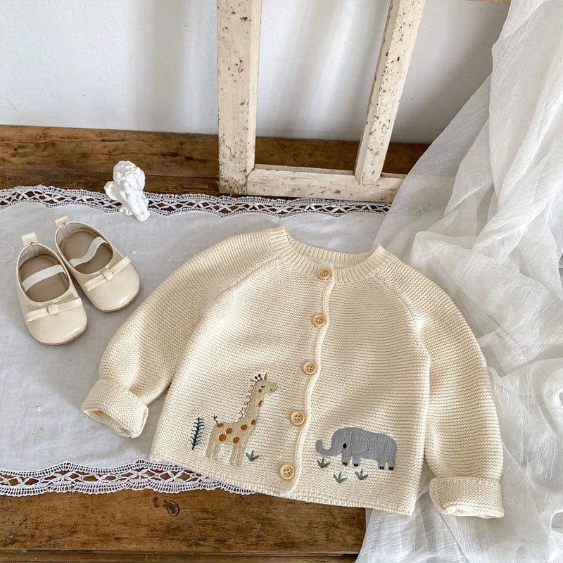 Knit Sweater with Animal Design - Image 4