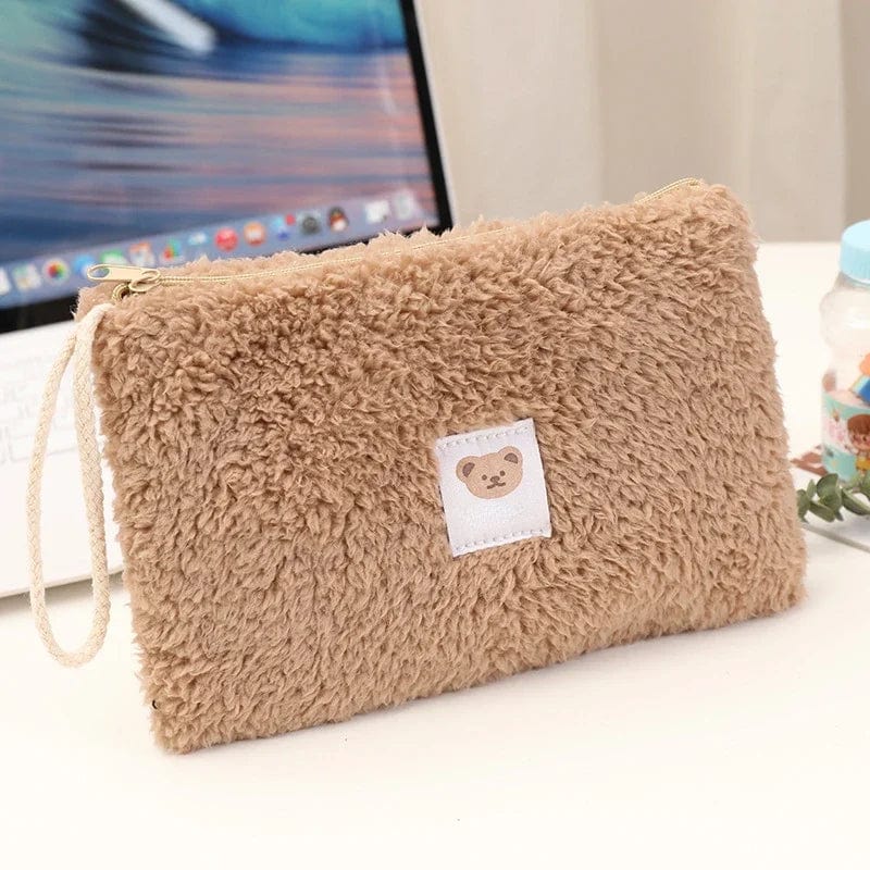 Fuzzy Pencil Case Storage Bag - Image 6