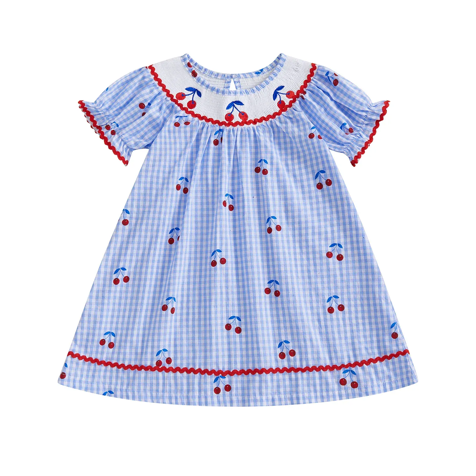 Girl Embroidered Summer Dress - Image 9