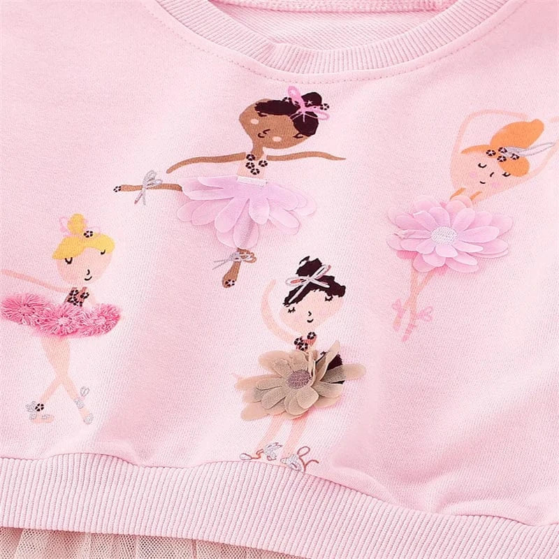 Girl Fairy Ballerina Sweatshirt - Image 6