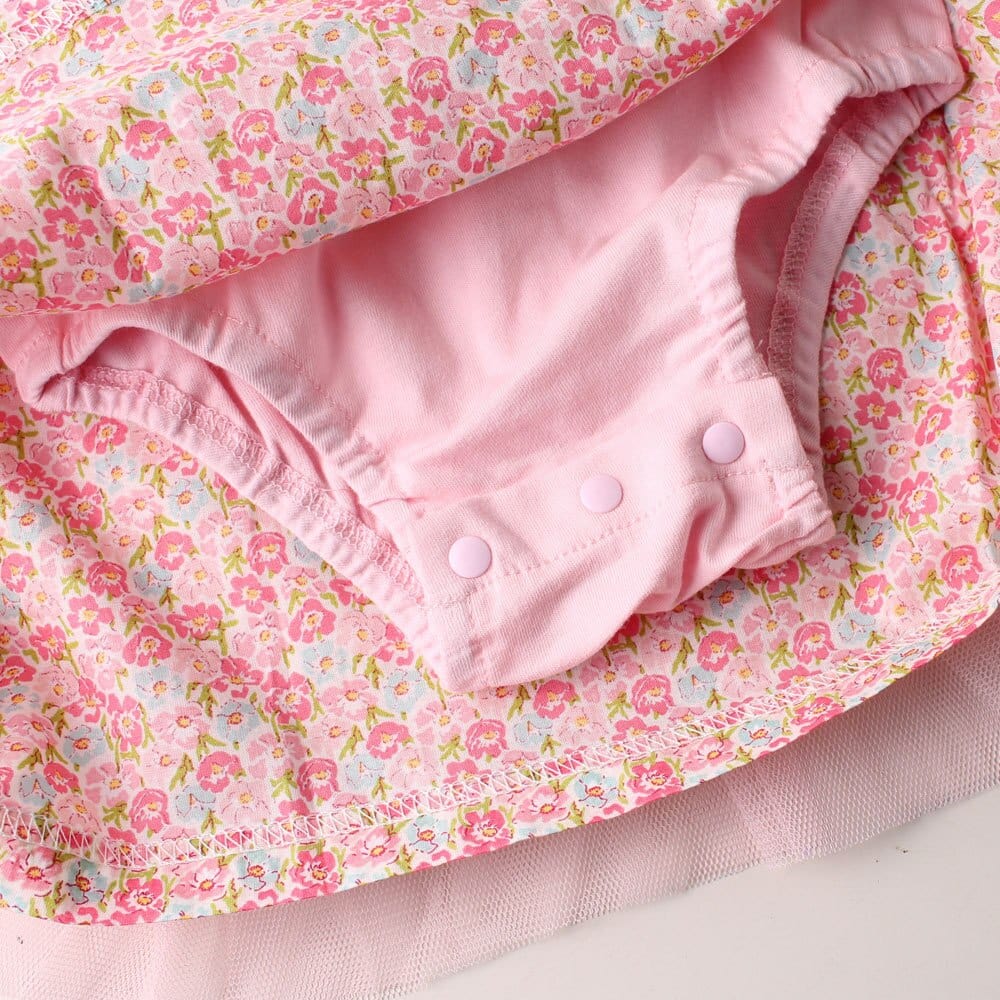 Girl Hanbok Romper Dress - Image 6