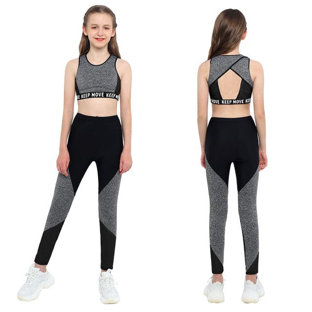 Girl Matching Top and Leggings Set - Image 6