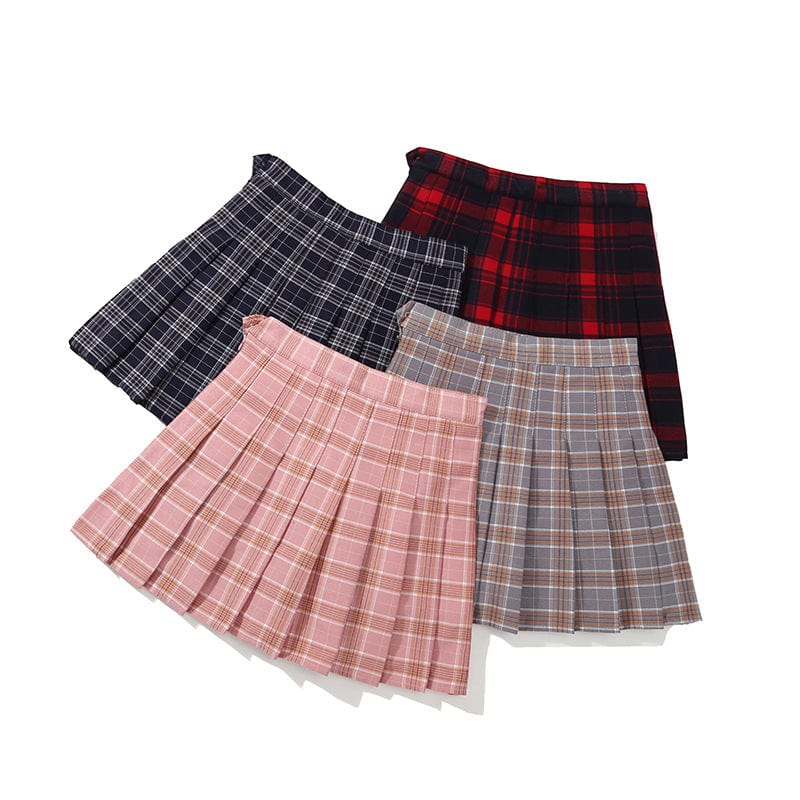 Girl Pleated Plaid Skirt - Image 2