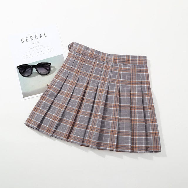 Girl Pleated Plaid Skirt - Image 3