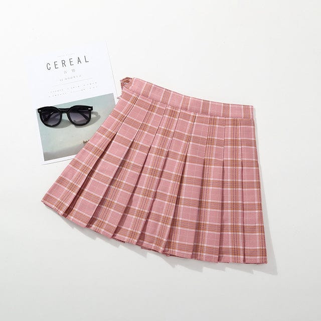 Girl Pleated Plaid Skirt - Image 4