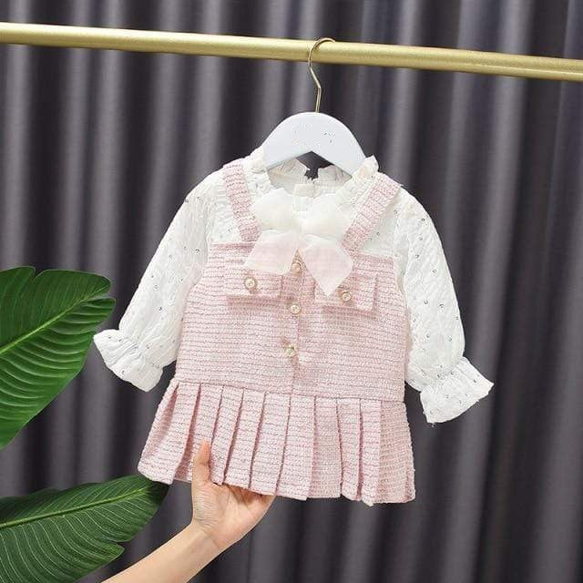 Girl Puffy Sleeve Dress - Image 3
