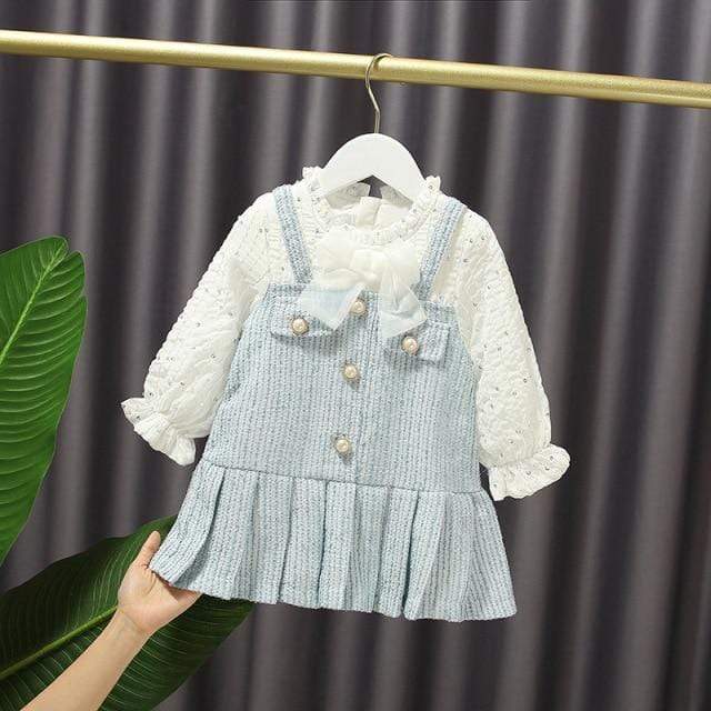 Girl Puffy Sleeve Dress - Image 4