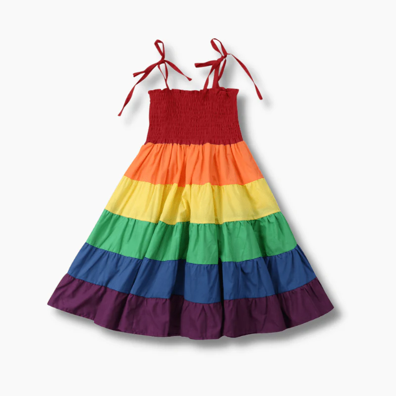 Girl Rainbow Dress