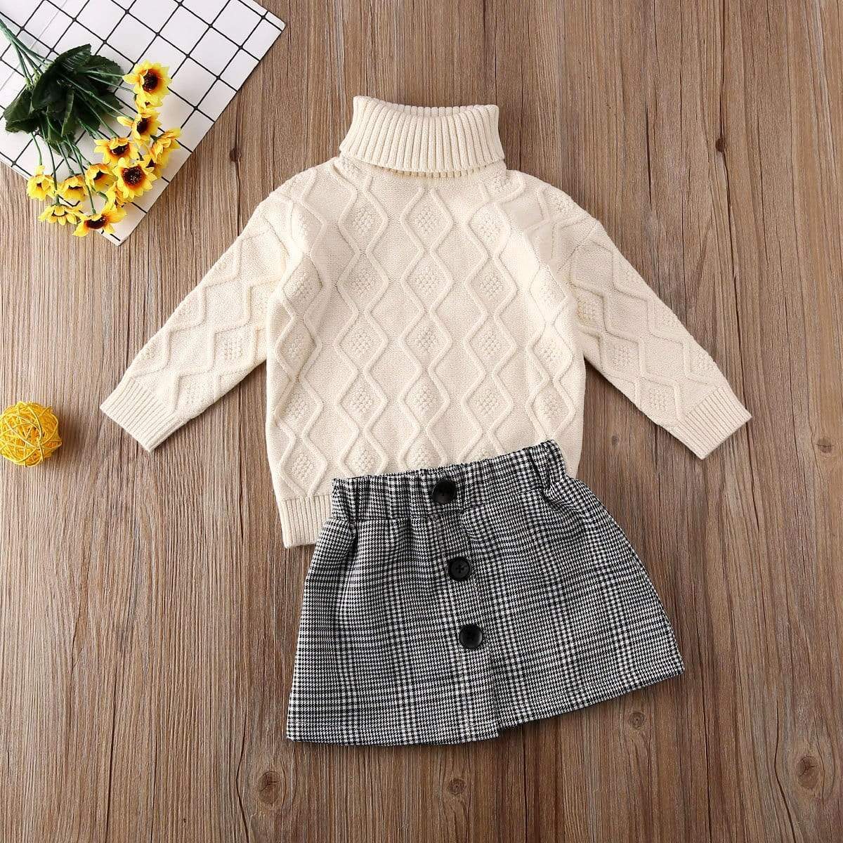 Girl Turtleneck Sweater Outfit - Image 4