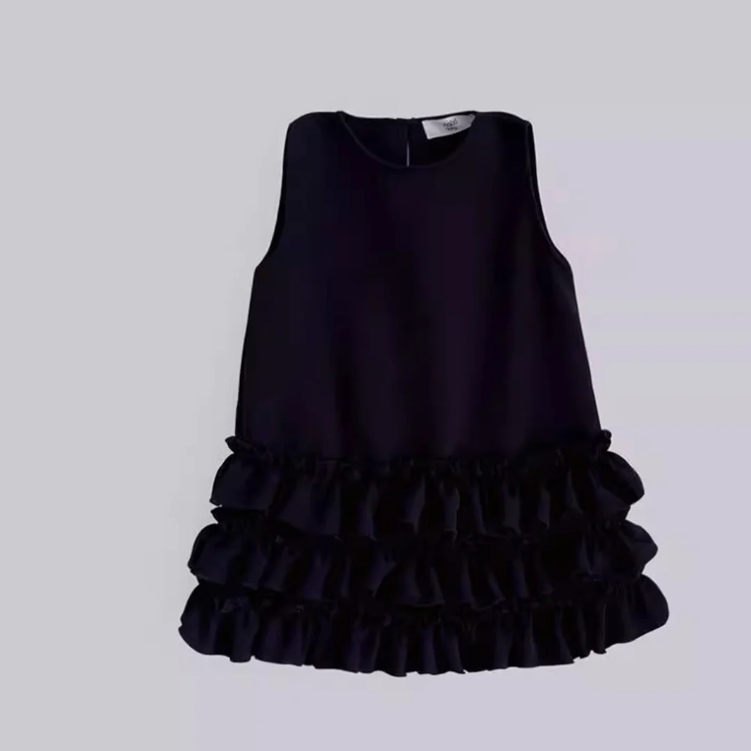 Girls Black Dress - Image 3