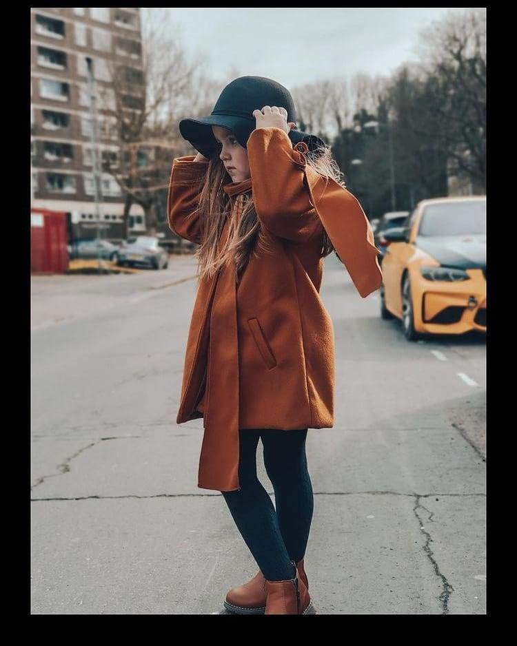 Girls Bowknot Coat - Image 8