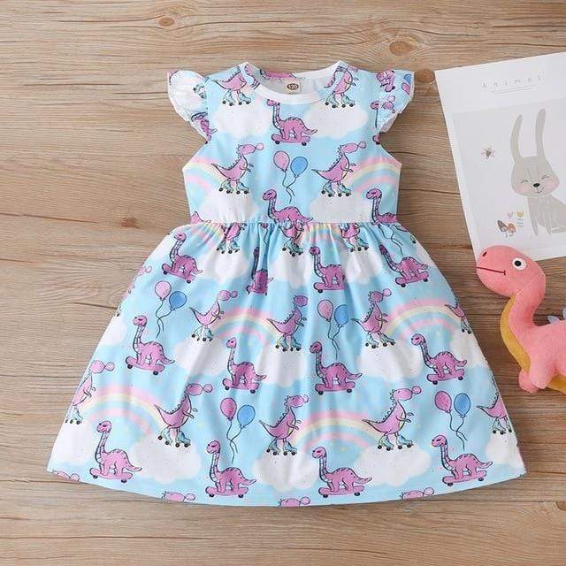Girls Dinosaur Dress - Image 10