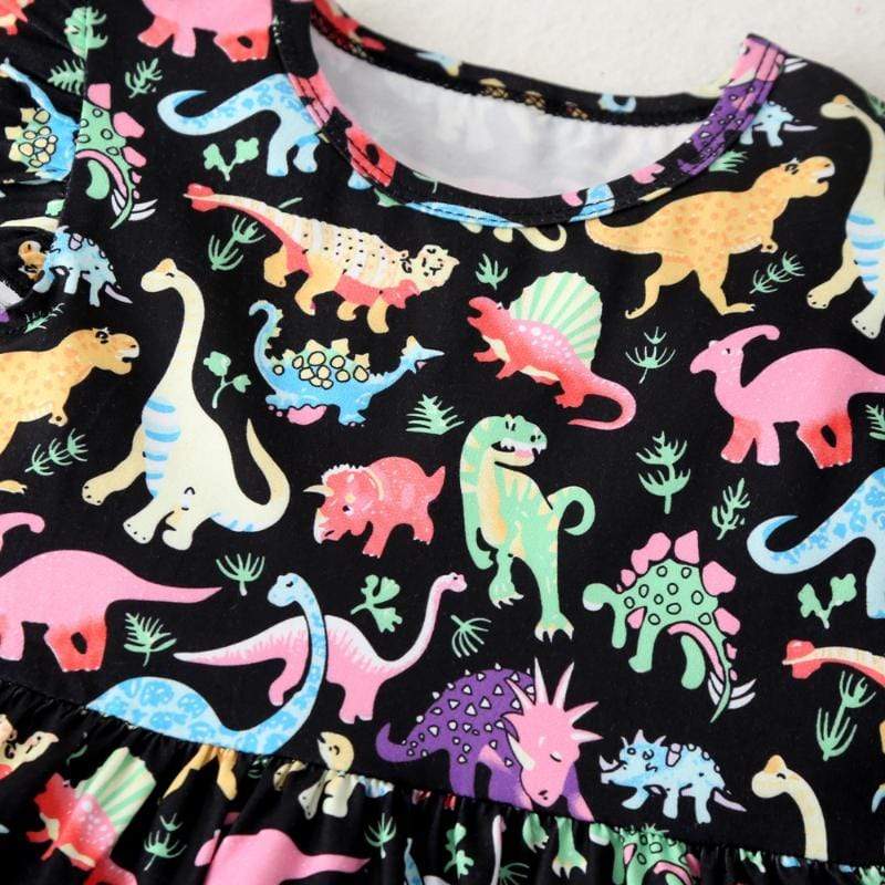 Girls Dinosaur Dress - Image 16