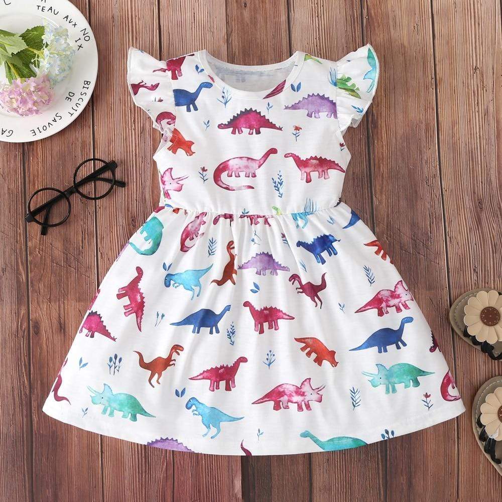 Girls Dinosaur Dress - Image 17