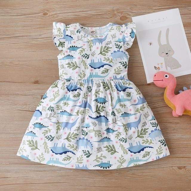 Girls Dinosaur Dress - Image 3