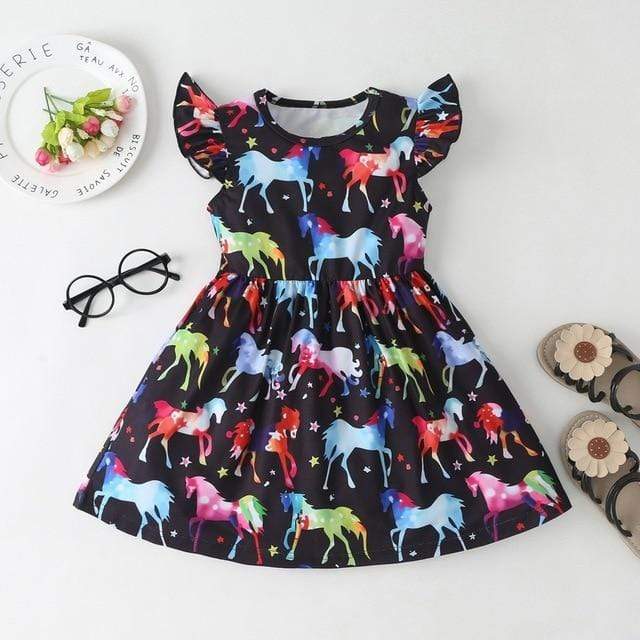 Girls Dinosaur Dress - Image 4