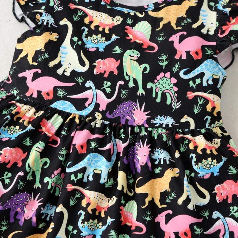 Girls Dinosaur Dress - Image 6