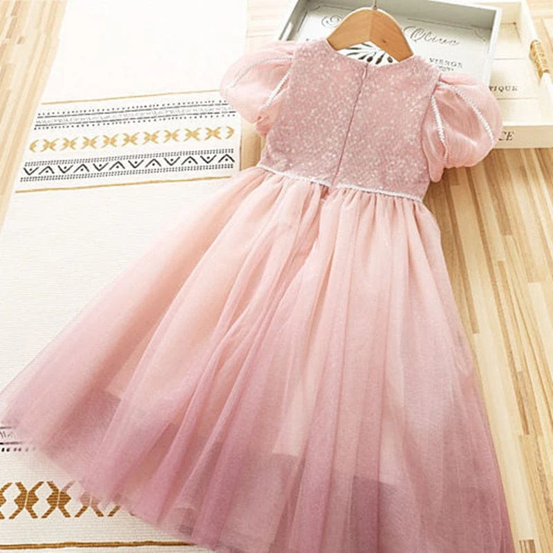 Girls Elegant Princess Dress - Image 5