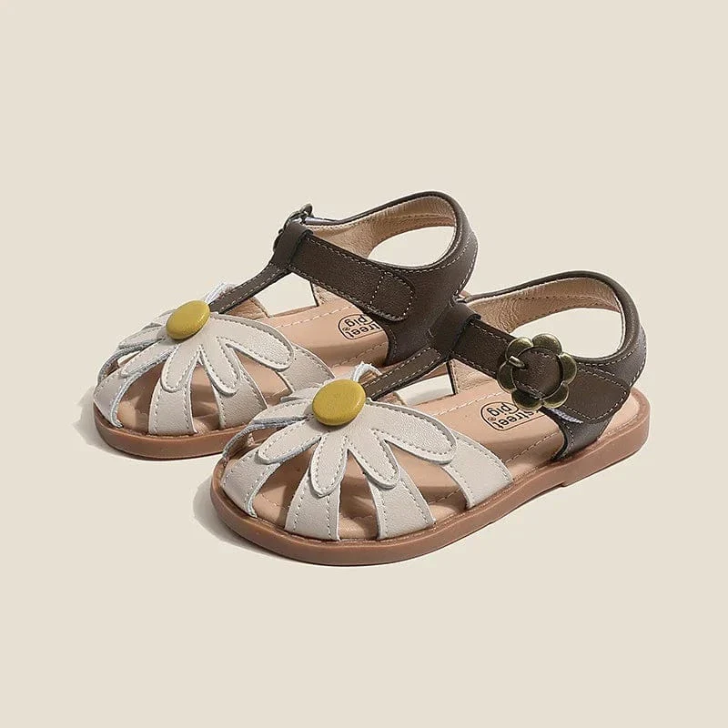 Girls Flower Sandals - Image 9