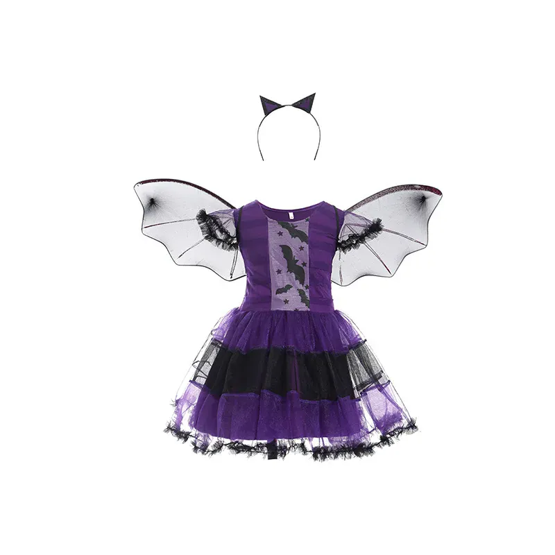 Girl's Glitter Witch Costume - Image 8