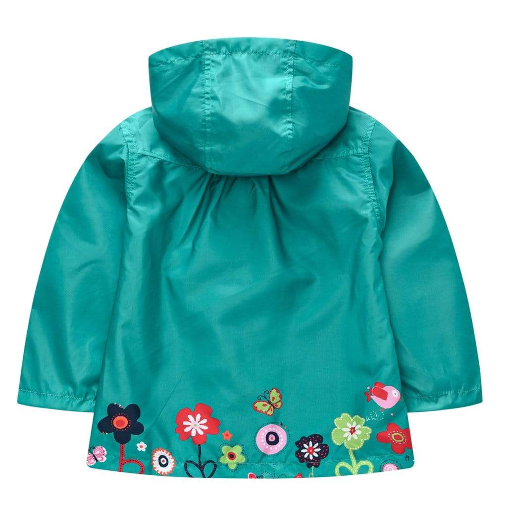Girls Hooded Windbreaker Jacket - Image 8