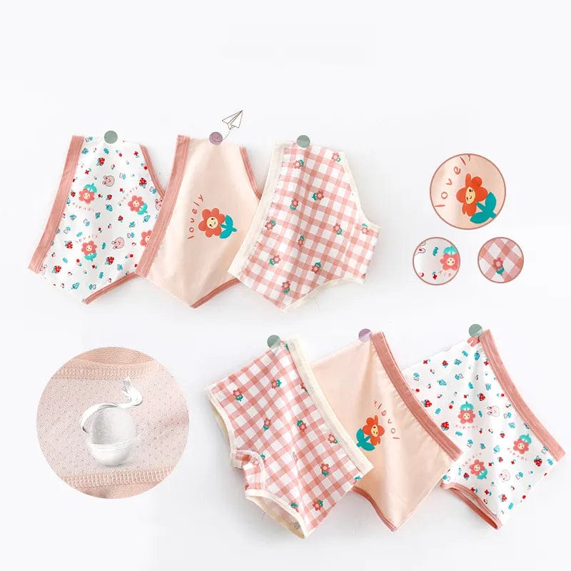 Girls Kawaii Underwear 3 Pack - Image 2