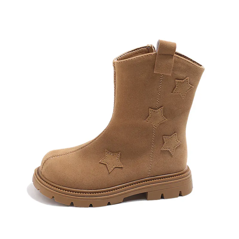 Girls' Leather Mid-Calf Boots - Image 10