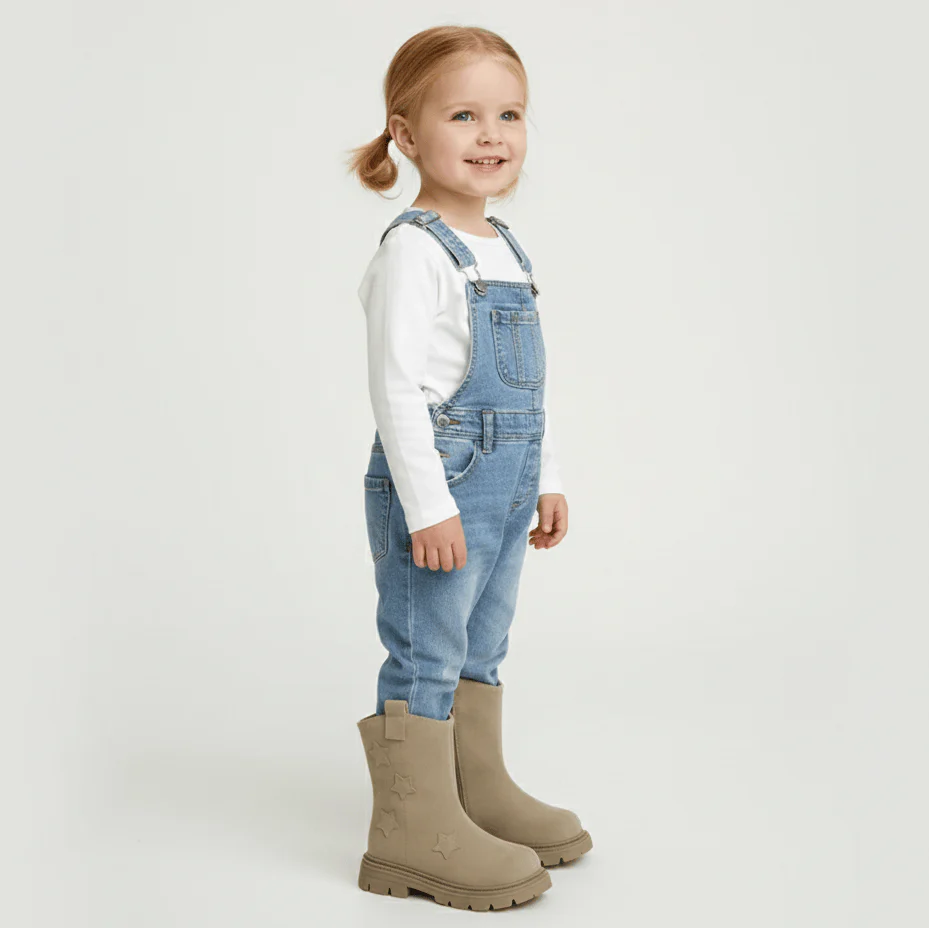 Girls' Leather Mid-Calf Boots - Image 5