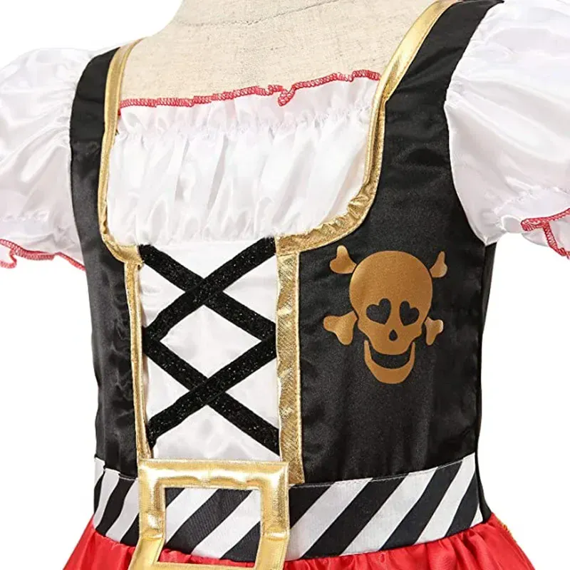 Girls Pirate Costume Set with Accessories - Image 5