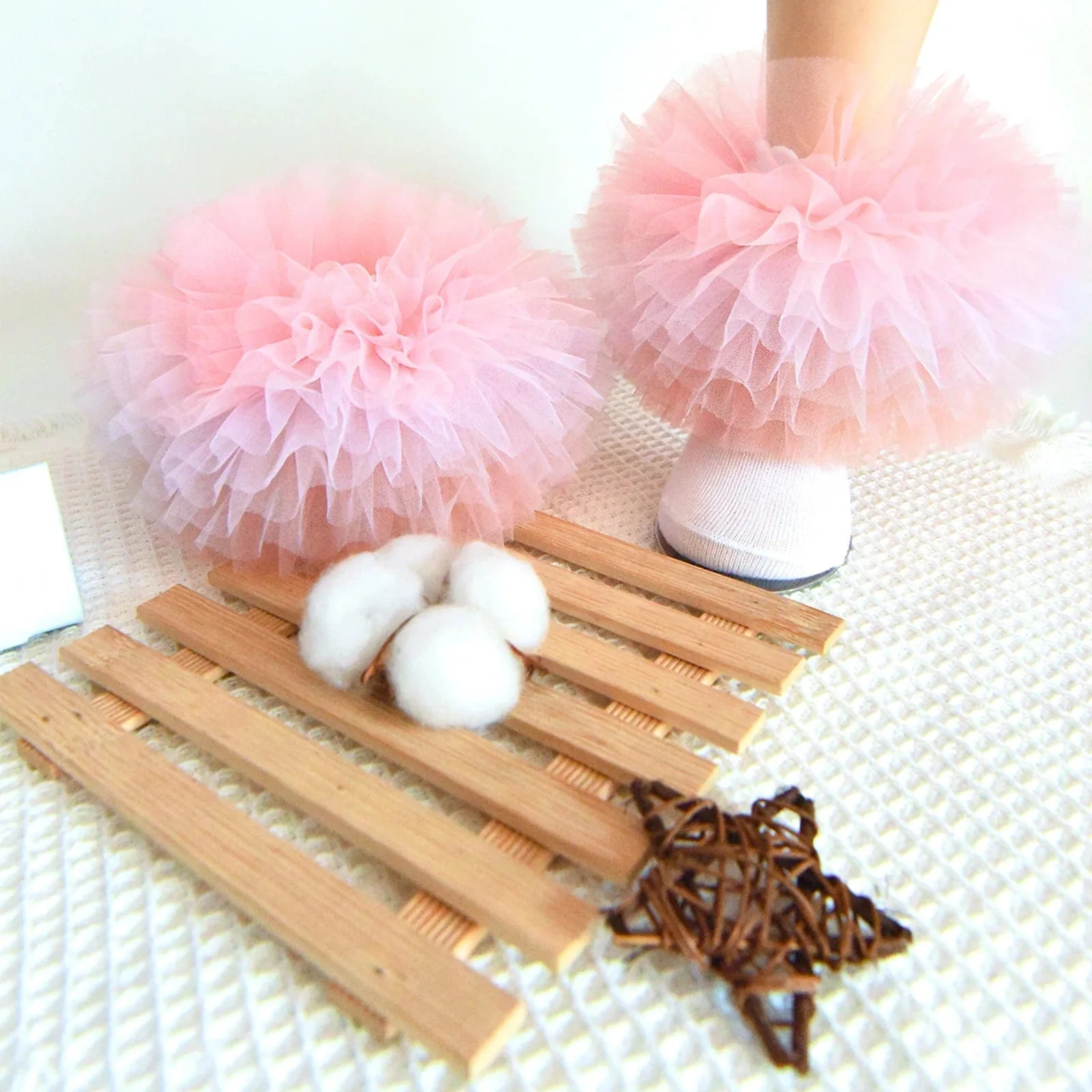 Girls Ruffle Socks with Lace Trim