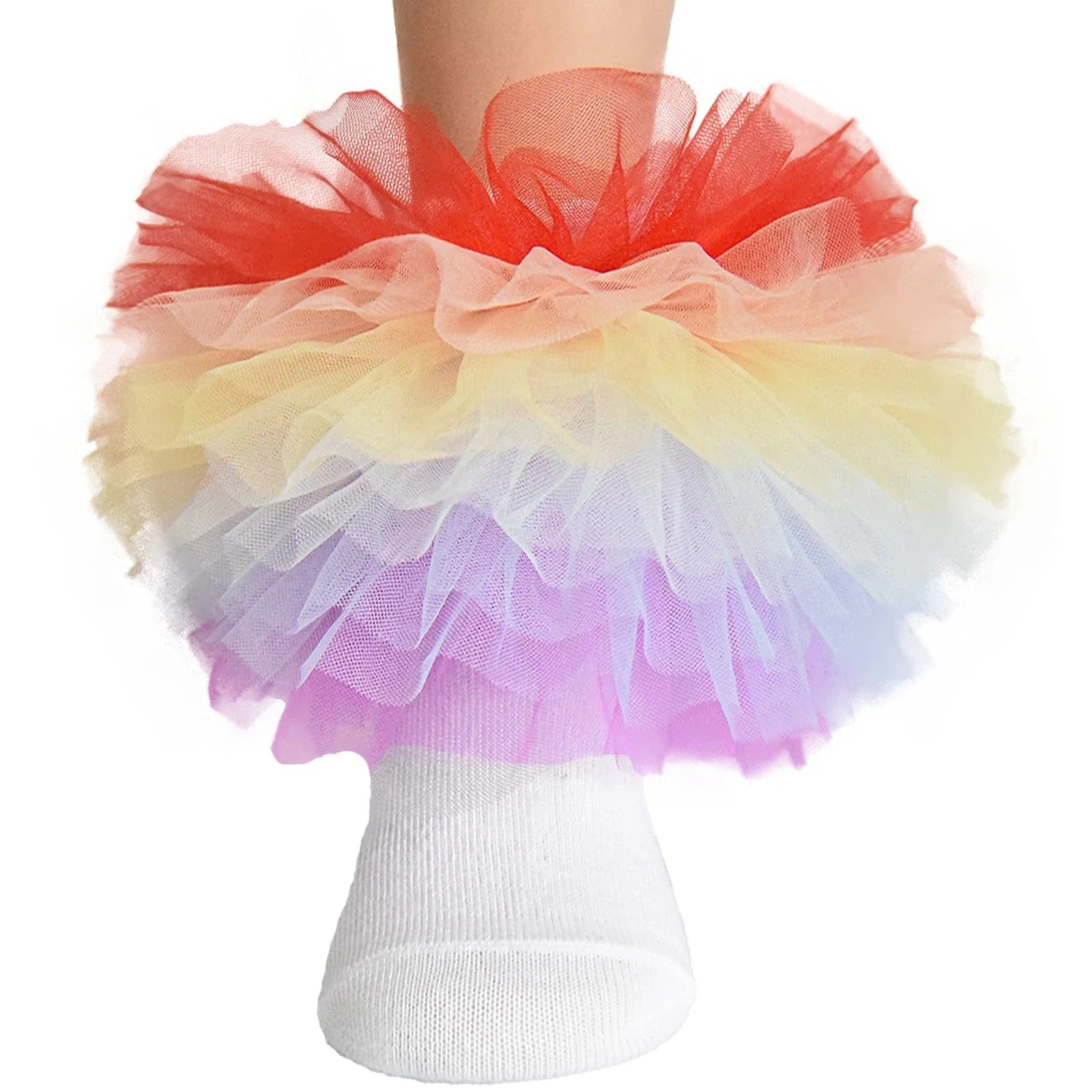 Girls Ruffle Socks with Lace Trim - Image 6