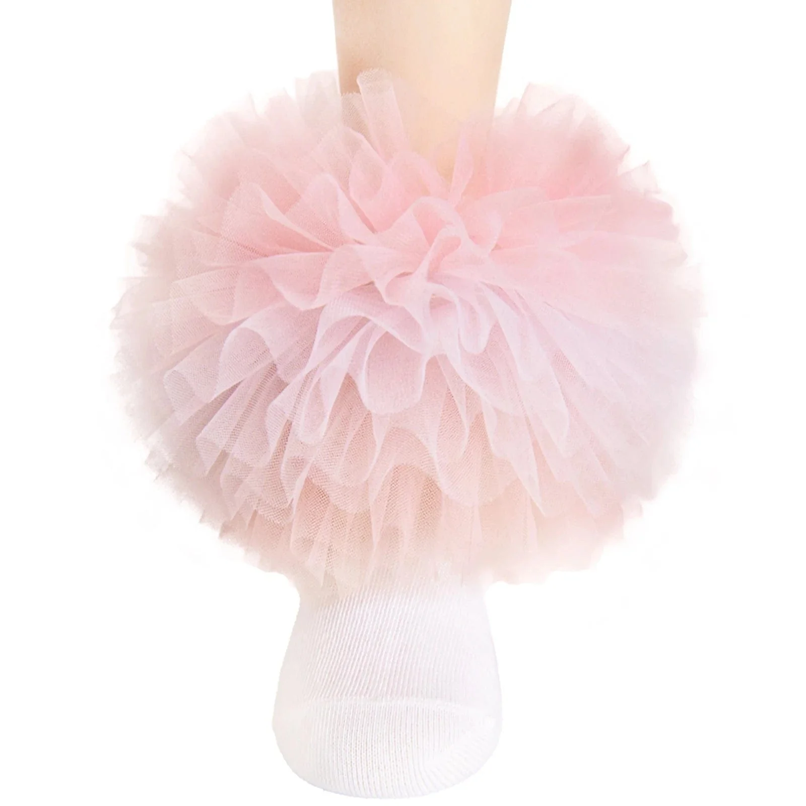 Girls Ruffle Socks with Lace Trim - Image 7