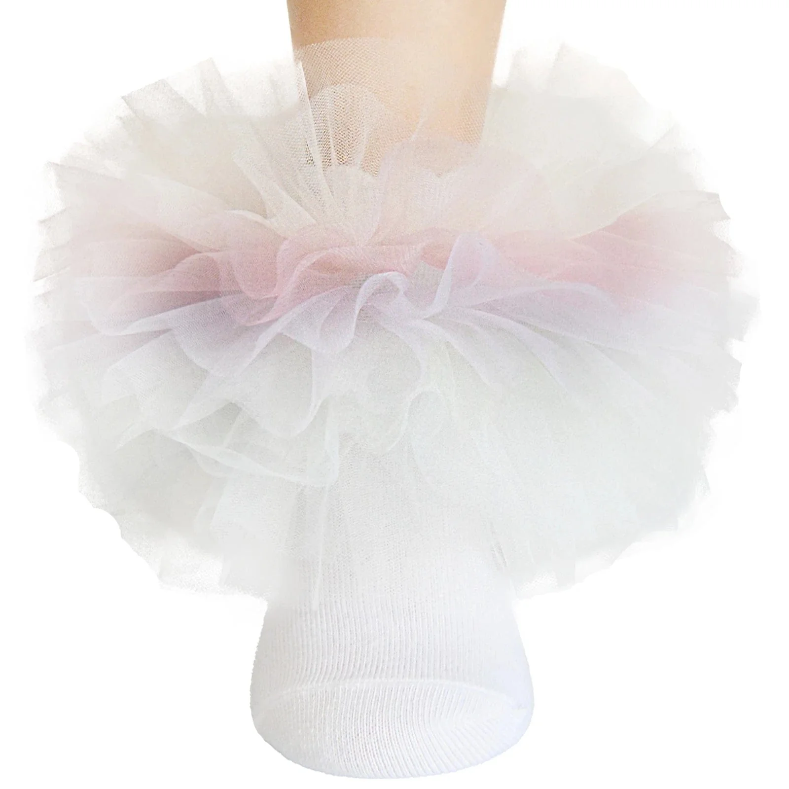 Girls Ruffle Socks with Lace Trim - Image 8