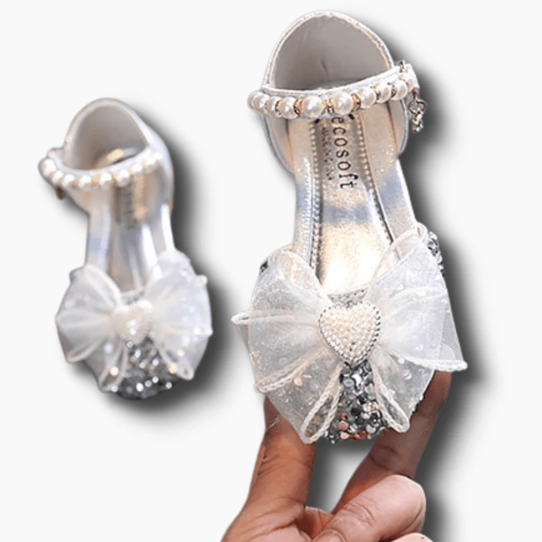 Girls Sparkly Ballet Flats