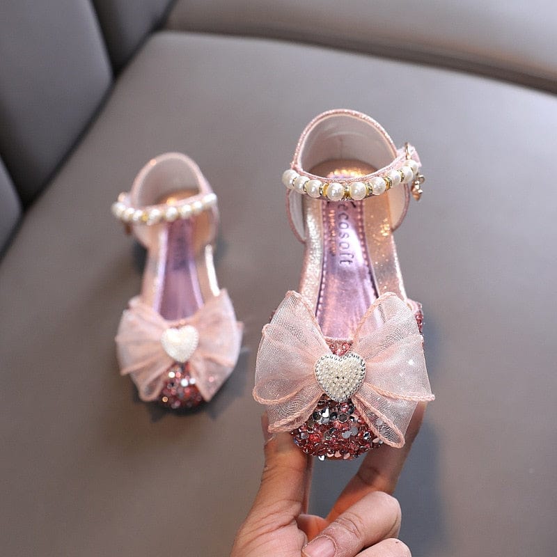 Girls Sparkly Ballet Flats - Image 4