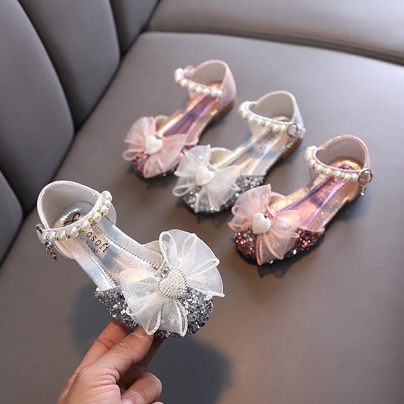 Girls Sparkly Ballet Flats - Image 6