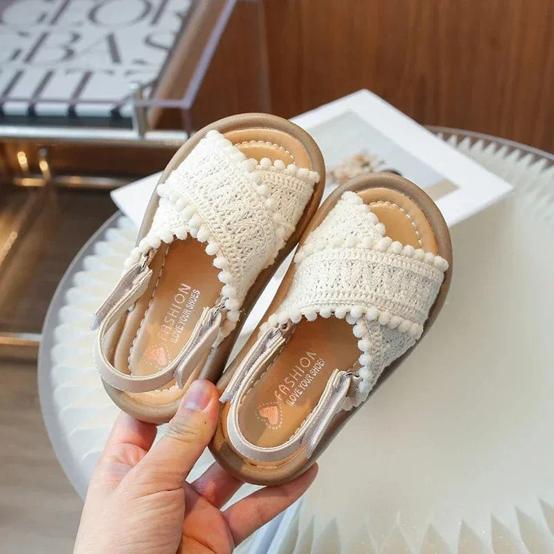 Girls Summer Ethnic Style Sandals - Image 2