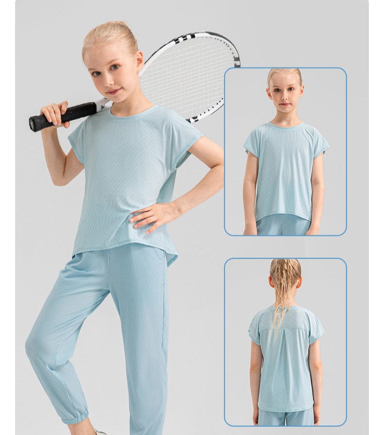 Girls Summer Quick-Dry Jogger Pants - Image 11
