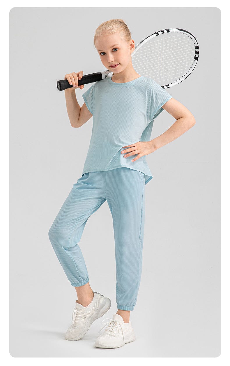 Girls Summer Quick-Dry Jogger Pants - Image 19
