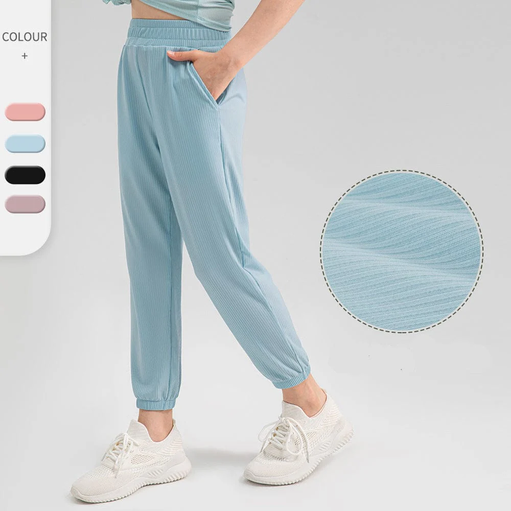 Girls Summer Quick-Dry Jogger Pants - Image 2